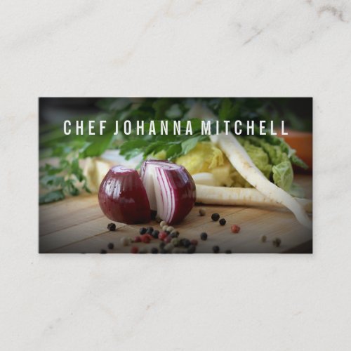 Personal Chef Photo Portfolio Business Cards