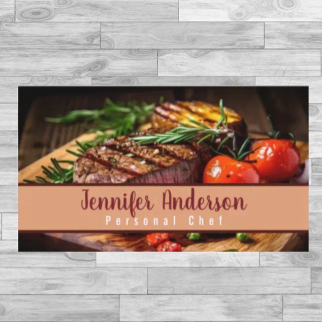 Personal Chef Sous Chef Restaurant Business Card (Creator Uploaded)