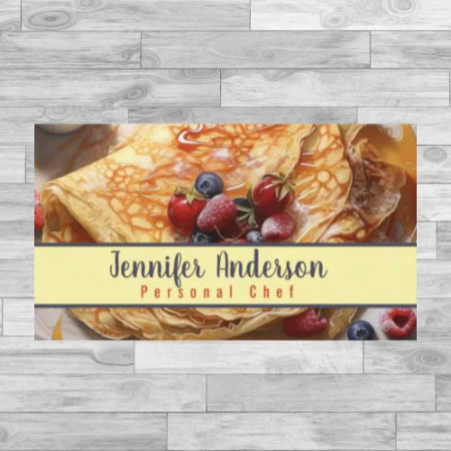 Personal Chef Sous Chef Restaurant Business Card