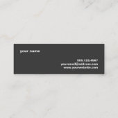 Personal Chef Whisk Business Card (Back)