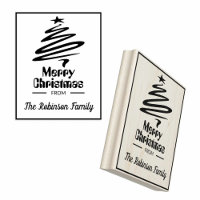 Personal Christmas Card Stamp Design
