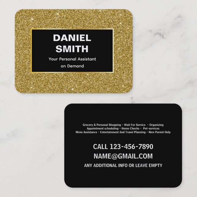 Personal Concierge Business Card (Front/Back)