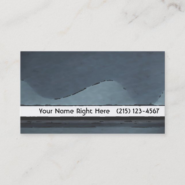 Personal Contact Card (Front)