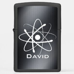 Personal Cool Atom Symbol Zippo Lighter