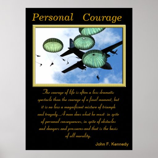 Personal Courage Posters 3 | Zazzle