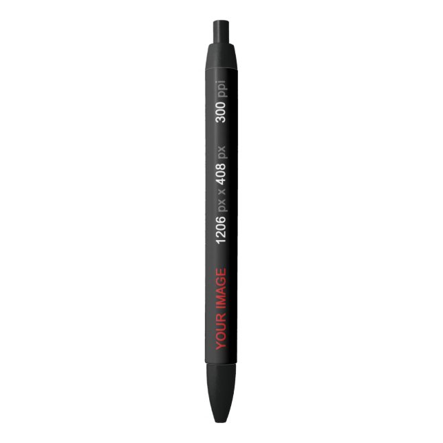 Personal Creation Black Ink Pen (Front Vertical)