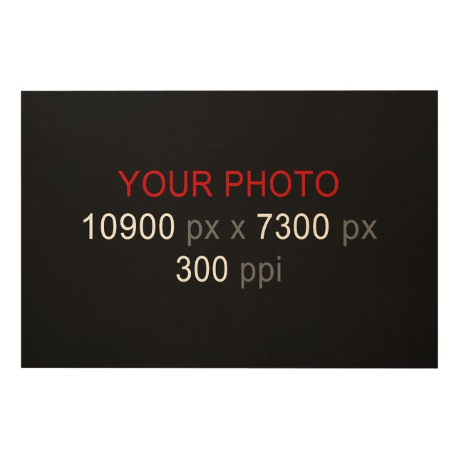 Personal Creation Wood Wall Art (Front)