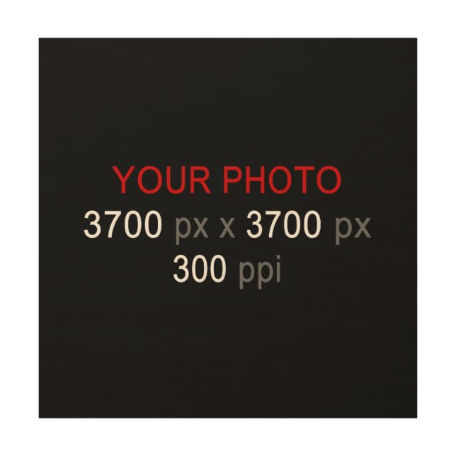 Personal Creation Wood Wall Art (Front)