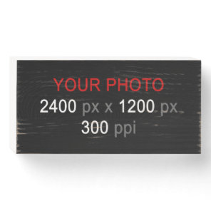 Personal Creation Wooden Box Sign