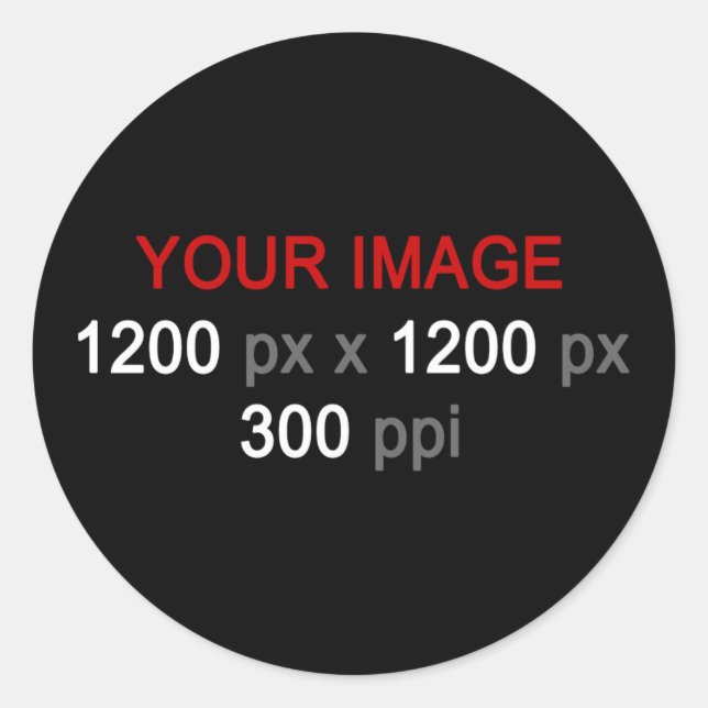 Personal Creations Classic Round Sticker (Front)