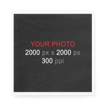 Personal Creations Custom Photo Luncheon Napkin Personal Creations Custom Photo Luncheon Napkin