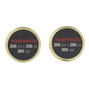 Personal Creations Gold Cufflinks