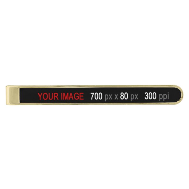 Personal Creations Gold Finish Tie Bar (Front)