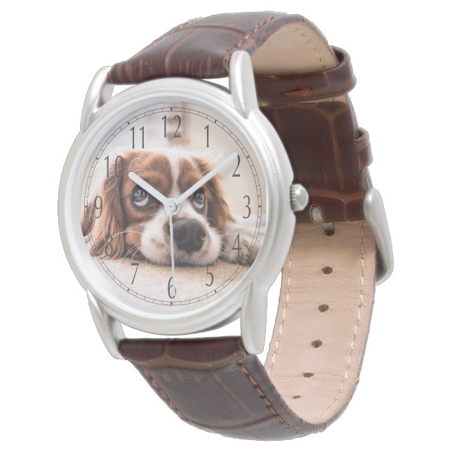 Personal Creations Puppy Sad Spaniel Watch (Angled)