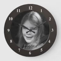 Personal Custom Photo and Text Black Frame
