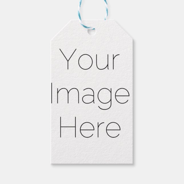 personal custom photo Gift Tag (Front)