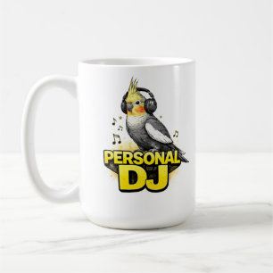 Personal DJ Cockatiel Coffee Mug