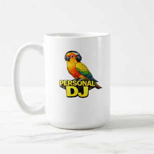 Personal DJ Sun Conure Coffee Mug