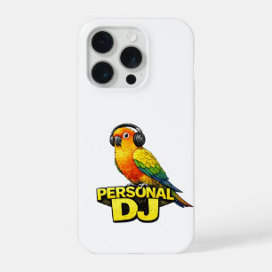 Personal DJ Sun Conure iPhone 15 Pro Case