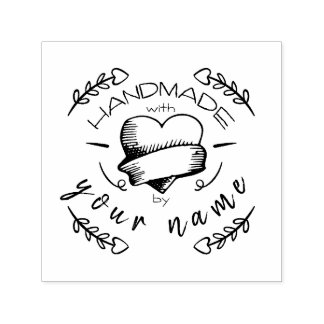 Personal Elegant Handmade Self-inking Stamp