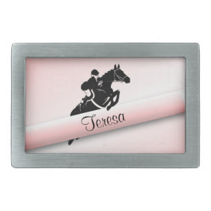 Personal Equestrian Jumper Belt Buckle