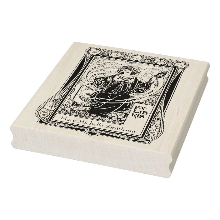 Personal Ex Libris Stamp Vintage Chic Zazzle Com Personal Ex Libris Stamp Vintage Chic Zazzle Com
