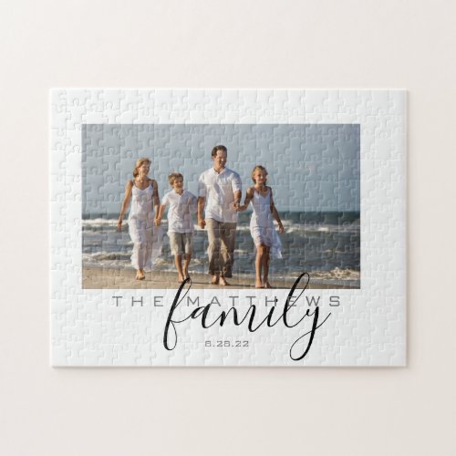 Personal Family Photo Custom Jigsaw Puzzle