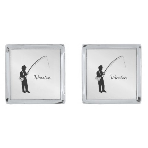 Personal Fishing Cufflinks