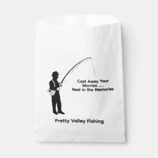 Personal Fishing Cufflinks Favor Bag