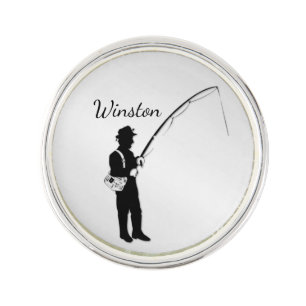 Personal Fishing Lapel Pin