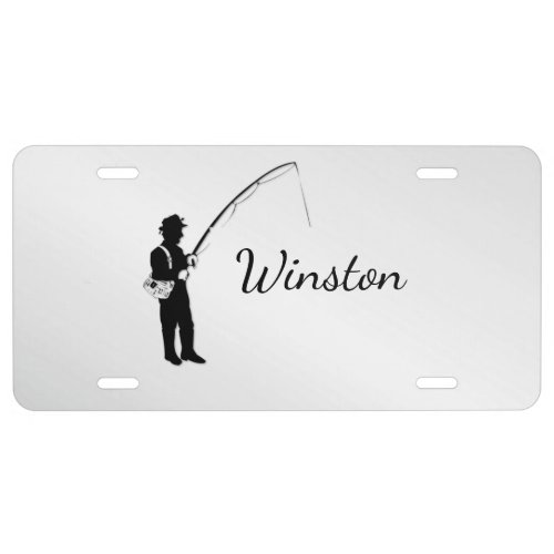 Personal Fishing License Plate