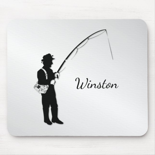 Personal Fishing Mouse Pad (Front)