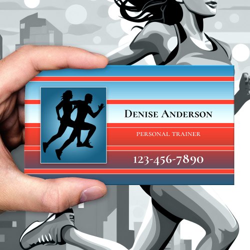Personal Fitness Trainer Appointment Business Card