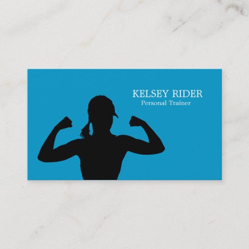 Customizable Personal Fitness Trainer Business Card Template