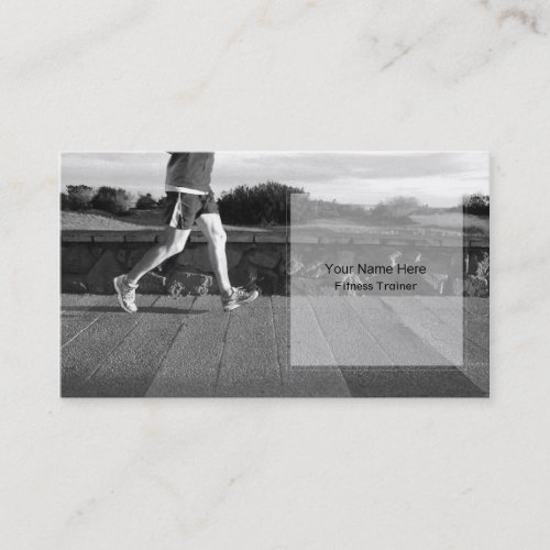 Personal Fitness Trainer Business Card Template