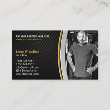 Personal Fitness Trainer Gym Boxing Instructor Appointment Card by superdazzle at Zazzle