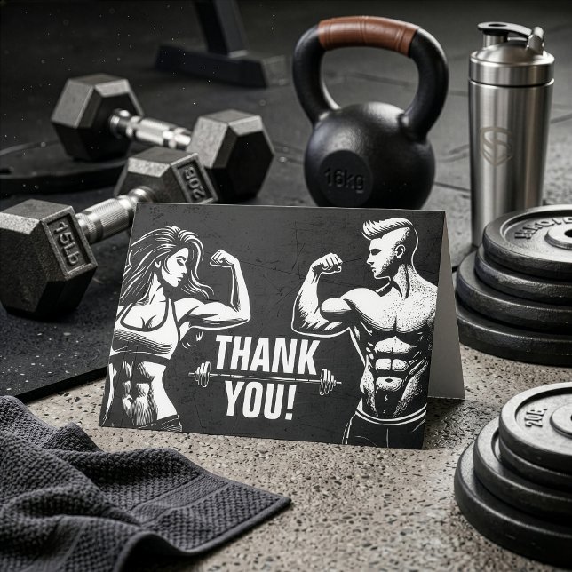 Personal Fitness Trainer Gym Instructor Thank You (Creator Uploaded)