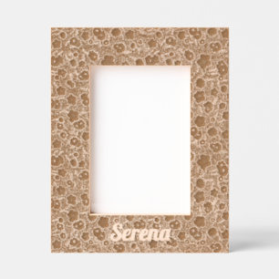 Personal Floral Art Wooden Frame