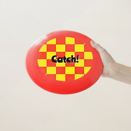 Personal Frisbee Disc on Red