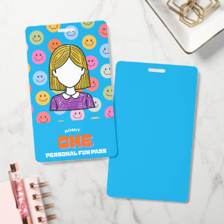 Personal Fun Pass Badge -- Admit One