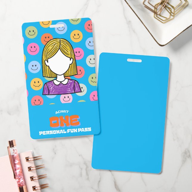 Personal Fun Pass Badge -- Admit One (Office)