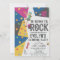 Personal Girl Rock Climbing Birthday Invitation