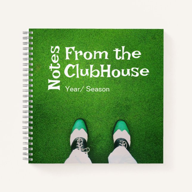 Personal Golf Memory Journal Notebook (Front)