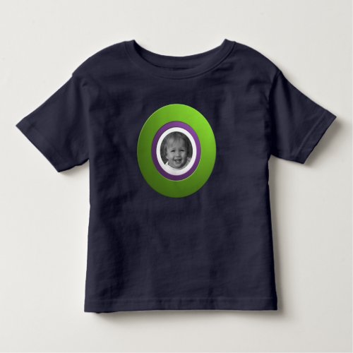 Personal Green Ring with Custom Photo Toddler T_shirt