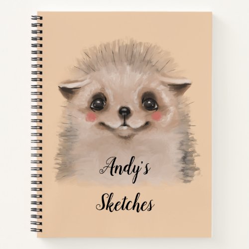Personal Hedgehog Sketch Notebook
