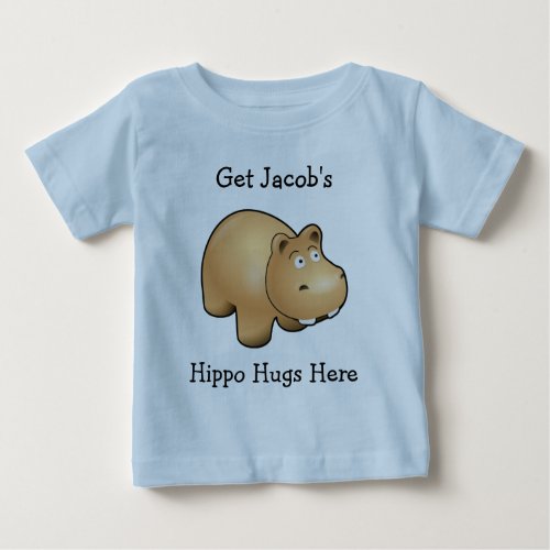 Personal Hippo Hugs Baby Tee