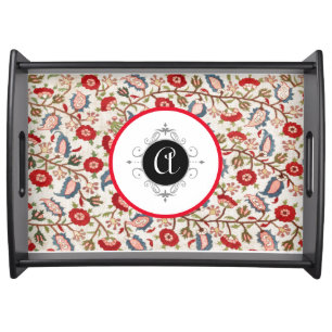 PERSONAL INITIAL William Morris PATTERN TRAY