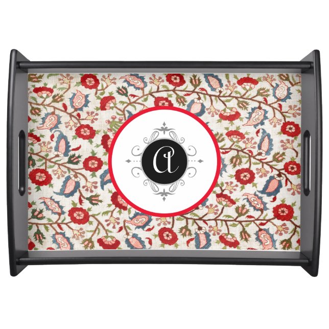 PERSONAL INITIAL William Morris PATTERN TRAY (Front)