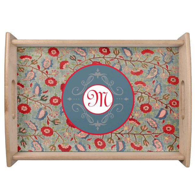 PERSONAL INITIAL William Morris PATTERN TRAY (Front)