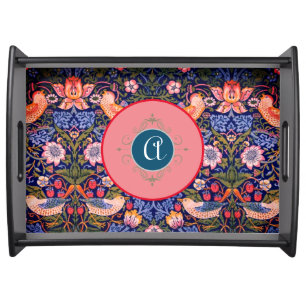 PERSONAL INITIAL William Morris PATTERN TRAY